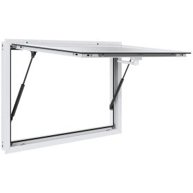 VEVOR Concession Window 36"x24", Aluminum Alloy Food Truck Service Window with Awning Door & Drag Hook