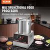 VEVOR Food Processor & Vegetable Chopper, 16 Quart, 1400W Food-Grade Stainless Steel Food Processor Chopper with 2 Extra S-Curve Blades