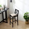 Bar Table,Bar Chair, Extra Long Entryway Table for Entryway, Hallway, Living Room, Foyer, Corridor, Rectangular Wood High Top Kitchen Dining Table