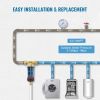 VEVOR Spin Down Filter, 40 Micron Whole House Sediment Filter for Well Water, 3/4" MNPT, 4 T/H High Flow Rate