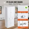 VEVOR 72" Kitchen Pantry Storage Cabinet, Freestanding Utility Cabinets with Doors, Drawer and 3 Adjustable Shelves