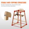VEVOR Wooden High Chair for Babies & Toddlers, Double Solid Wood Feeding Chair, Eat & Grow Portable High Chair, Easy to Clean Baby Booster Seat