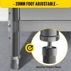 VEVOR Outdoor Food Prep Table, 36x18x34 inch Commercial Stainless Steel Table, 2 Adjustable Undershelf BBQ Prep Table, Heavy Duty Kitchen Work Table