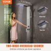 VEVOR Shower Panel System, 5 Shower Modes, LED Shower Panel Tower, Rainfall, Waterfall, 2 Body Massage Jets, Tub Spout