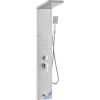 VEVOR Shower Panel System, 5 Shower Modes, LED Shower Panel Tower, Rainfall, Waterfall, 2 Body Massage Jets, Tub Spout