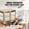 VEVOR 2-Tier Commercial Food Warmer Display Countertop Pizza Cabinet with Light