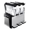 VEVOR 110V Slushy Machine 30L Triple Bowl Margarita Frozen Drink Maker 800W Automatic Clean Day and Night Modes for Supermarkets Cafes Restaurants Sna