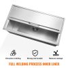 VEVOR Drop in Ice Chest, 36"L x 18"W x 14"H Stainless Steel Ice Cooler, Commercial Ice Bin with Sliding Cover, 40.9 qt Outdoor Kitchen Ice Bar