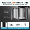 VEVOR Water Distiller, 4L 1.05 Gallon Pure Water Purifier Filter For Home Countertop, 750W Distilled Water Maker