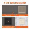 VEVOR Shower Niche Ready for Tile 16" x 16", Single Shelf Organizer, Square Corners Wall-inserted Niche Recessed