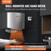 VEVOR Heavy Duty Commercial Hand Dryer, 1400W Automatic High Speed ABS Warm Wind Hand Blower