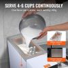 VEVOR Commercial Ice Cream Machine, 10.6 QT/H Yield, 1000W Single Flavor Countertop Soft Serve Ice Cream Maker, 4L Hopper 1.6L Cylinder