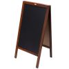 VEVOR A Frame Chalkboard Sign, Double-Sided Sidewalk Signs, Freestanding Vintage Wooden Chalk Board with Chalks & Magnetic Eraser