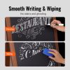 VEVOR A Frame Chalkboard Sign, Double-Sided Sidewalk Signs, Freestanding Vintage Wooden Chalk Board with Chalks & Magnetic Eraser