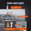 VEVOR Commercial Hand Sink with Faucet, NSF Stainless Steel Sink for Washing, Small Hand Washing Sink, Wall Mount Hand Basin