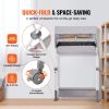 VEVOR Baby Changing Table, Folding Diaper Changing Station with Lockable Wheels, Portable Changing Table 3-level Adjustable Heights