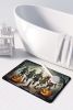 Zombies Spooky Halloween Memory Foam Kitchen Mat Machine Washable Anti-Fatigue Mat Cushion Comfort Bath Mat or Kitchen Rug