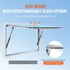 VEVOR Concession Window 36"x24", Aluminum Alloy Food Truck Service Window with Awning Door & Drag Hook