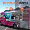 VEVOR Concession Window 36"x24", Aluminum Alloy Food Truck Service Window with Awning Door & Drag Hook
