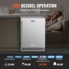 VEVOR 24 inch Indoor/Outdoor Beverage Refrigerator, 185QT Undercounter or Freestanding Beverage Fridge