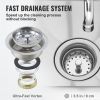 VEVOR Stainless Steel Prep & Utility Sink, 1 Compartment Free Standing Small Sink Include Faucet & legs