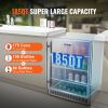 VEVOR 24 inch Indoor/Outdoor Beverage Refrigerator, 185QT Undercounter or Freestanding Beverage Fridge